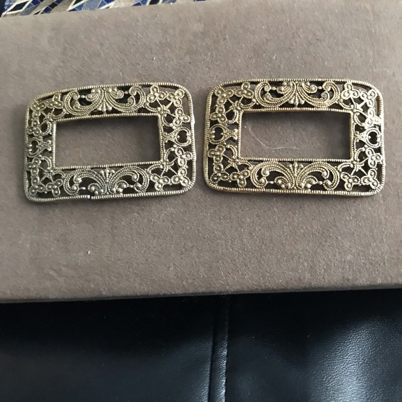 ____SOLD____VINTAGE SHOE BUCKLES - Picture 6 of 6